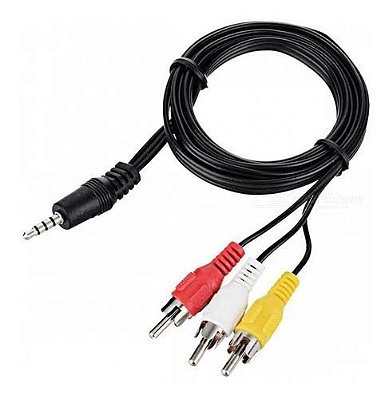 Cabo P2 X 3rca Tv Box Conversor Digital