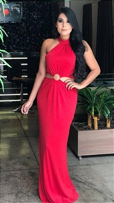 Vestido Mondabelle Longo Vermelho