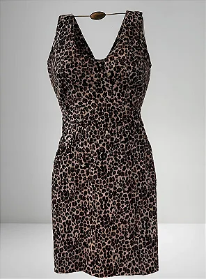 Vestido De Onça Curto