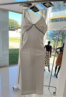 Vestido Midi De Alça Sem Bojo