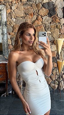 Conjunto Short Saia e Body Tomara Que Caia