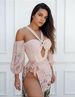 Conjunto Body Saia Curta e Longa