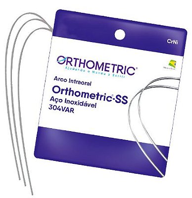 Arco Aço SS Stainless Redondo Inferior .018 - Orthometric
