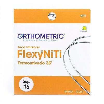 Arco Flexy NiTi Thermal 35° Redondo Superior .016 - Orthometric