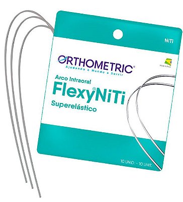 Arco Flexy NiTi Superelástico Redondo Superior .012 - Orthometric