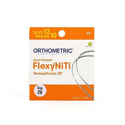 Arco Flexy NiTi Thermal 35° Redondo Superior .020 - Orthometric