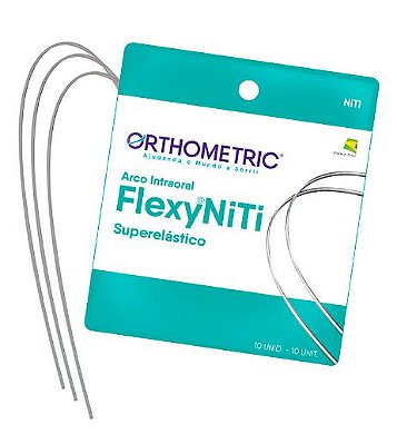 Arco Flexy NiTi Superelástico Retangular Inferior .019x.025 - Orthometric