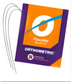 Arco Flexy NiTi Thermal 35° Redondo Inferior .018 - Orthometric