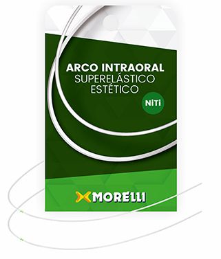 Arco Intraoral Estético Superelástico Grande NiTi Retangular .017"x.025" - Morelli