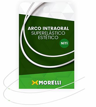 Arco Intraoral Estético Superelástico Médio NiTi Redondo .014" - Morelli