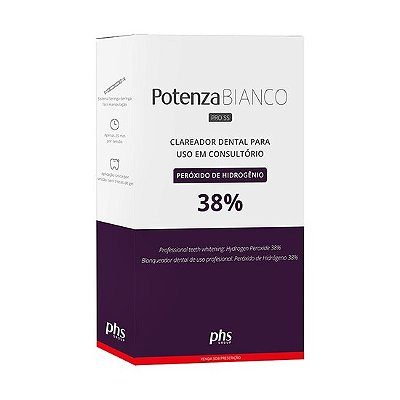 Clareador Potenza Bianco Pro SS 38% H202 On (6 aplicações) - PHS
