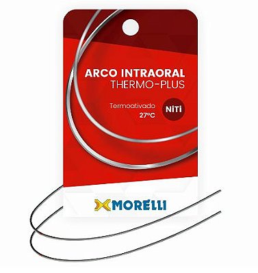 Arco Intraoral Thermo Plus Médio NiTi Redondo .020" - Morelli