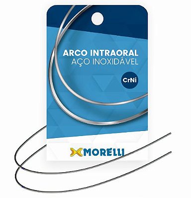 Arco Intraoral Inferior CrNi Quadrado .016"x.016" - Morelli