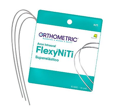 Arco Flexy NiTi Superelástico Redondo Inferior .014 - Orthometric