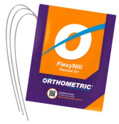 Arco Flexy NiTi Thermal 35° Redondo Inferior .014 - Orthometric