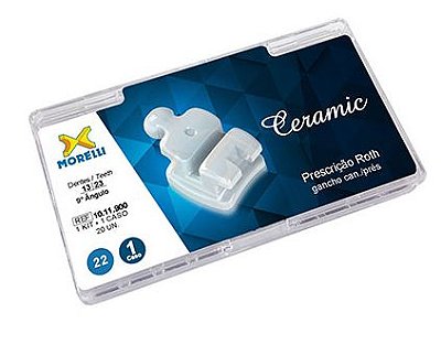 Kit de Bráquetes 01 Caso Roth Ceramic .022" Gancho - Morelli