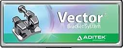 Bráquete 5x5 Ricketts Aço Vector .018" 1 Caso - Aditek