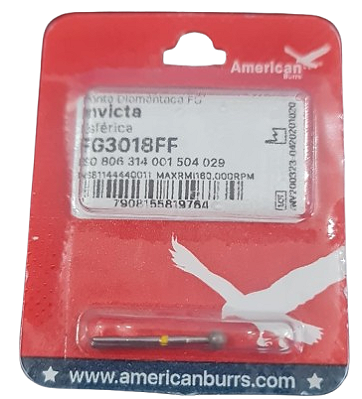 Ponta Diamantada Invicta FG 3018FF - American Burrs