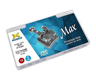 Kit de Bráquetes 01 Caso Roth Max .018 Can 13 Ang Gancho Can/Pres – Morelli
