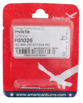 Ponta Diamantada Invicta FG 1026 - American Burrs