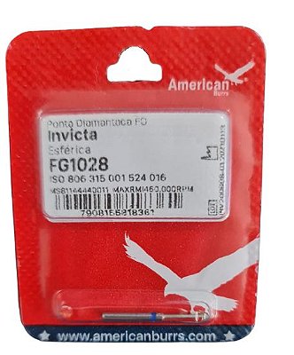Ponta Diamantada Invicta FG 1028 - American Burrs