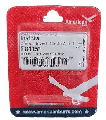 Ponta Diamantada Invicta FG 1151 - American Burrs
