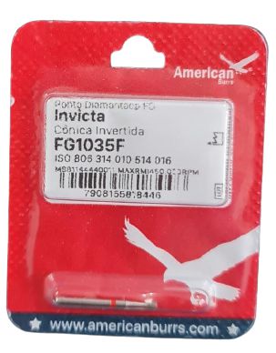 Ponta Diamantada Invicta FG 1035F - American Burrs
