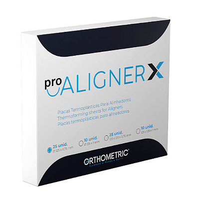 Placa Termoplástica p/ Alinhadores Ø 125x0,76mm - Orthometric