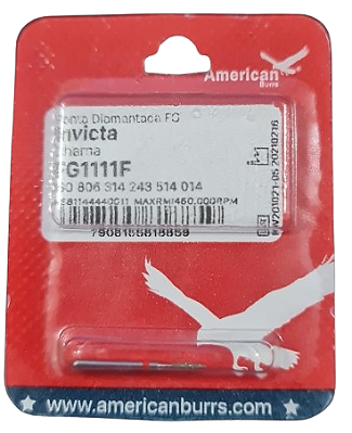 Ponta Diamantada Invicta FG 1111F - American Burrs