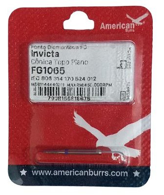 Ponta Diamantada FG 1065 Invicta - American Burrs