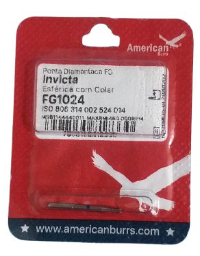 Ponta Diamantada Invicta FG 1024 - American Burrs
