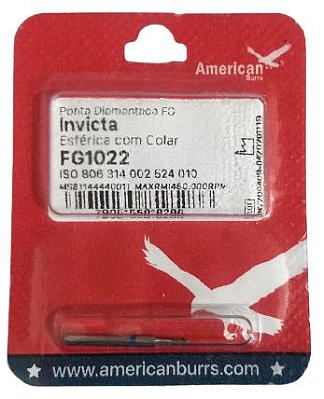 Ponta Diamantada Invicta FG 1022 - American Burrs