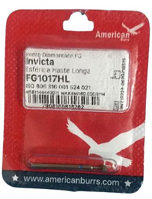 Ponta Diamantada Invicta FG 1017HL - American Burrs