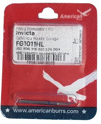 Ponta Diamantada Invicta FG 1011HL - American Burrs