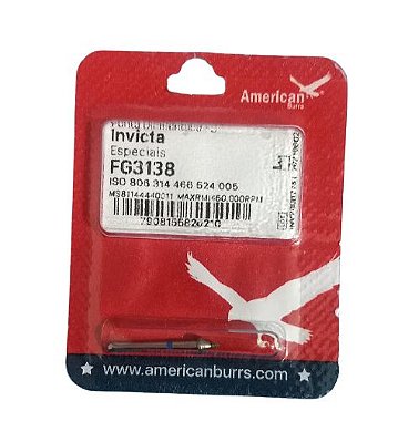 Ponta Diamantada Invicta FG 3138 - American Burrs