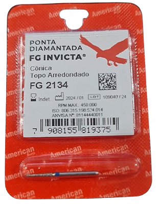 Ponta Diamantada Invicta FG 2134 - American Burrs