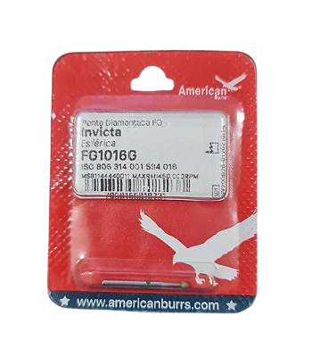 Ponta Diamantada Invicta FG 1016G  - American Burrs
