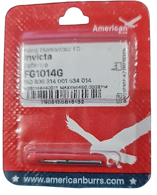 Ponta Diamantada Invicta FG 1014G - American Burrs