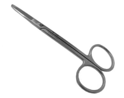 Tesoura Íris Reta 11cm Steel Plate - Fava