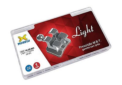 Kit de Bráquete M.B.T. Light .022" Gancho Can/Pres - Morelli