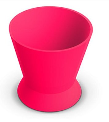 Pote Dappen Silicone Rosa Pequeno - Indusbello