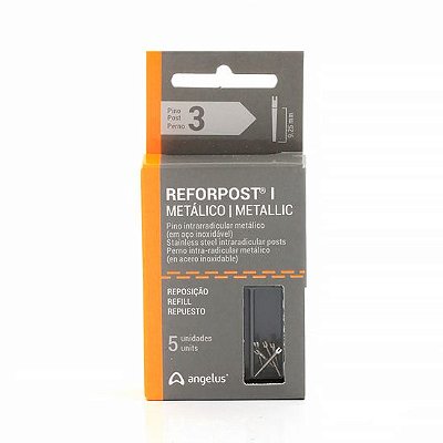 Pino Metálico Intra-Radicular Reforpost I nº 3 – Angelus