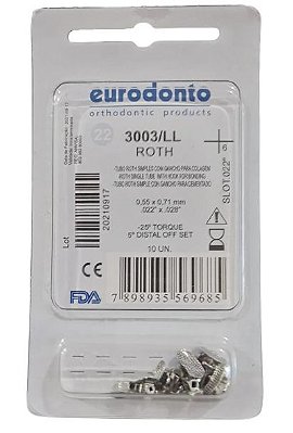 Tubo Simples Cola Roth 1º Molar Inf/Esq (36) - Eurodonto