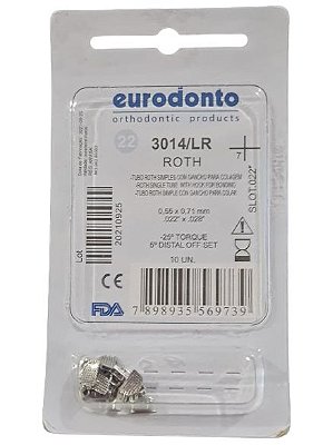 Tubo Simples Cola Roth 2º Molar Inf/Dir (47) - Eurodonto