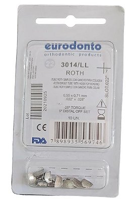 Tubo Simples Cola Roth 2º Molar Inf/Esq (37) - Eurodonto