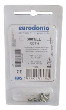 Tubo Simples Solda Roth 1º Molar Inf/Esq (36) - Eurodonto