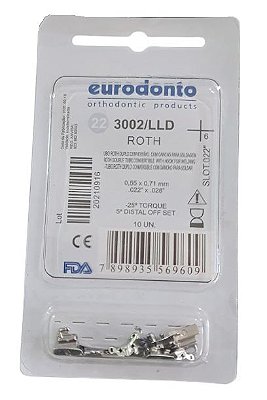 Tubo Duplo Solda Roth 1º Molar Inf/Esq (36) - Eurodonto