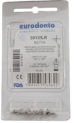 Tubo Simples Solda Roth 2º Molar Inf/Dir (47) - Eurodonto
