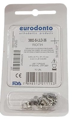 Tubo Duplo Solda Roth PLA 1º Molar Inf/Esq - Eurodonto
