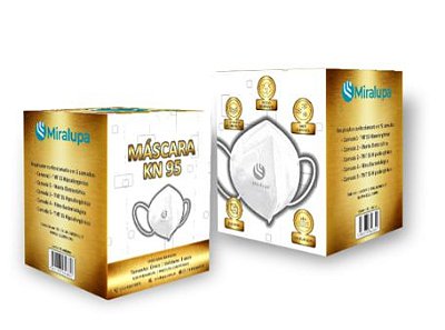 Máscara KN95 Cor Branca - Miralupa